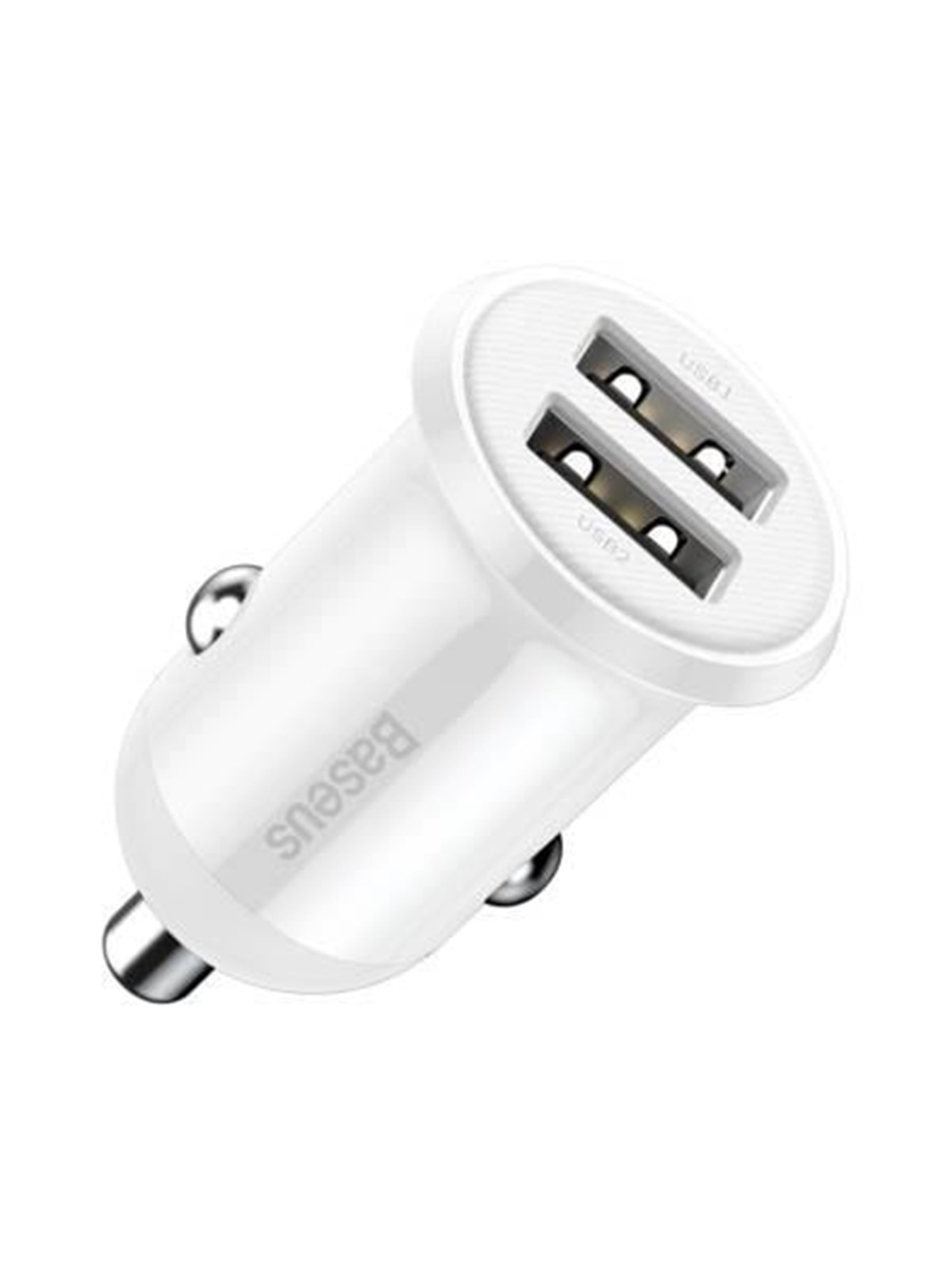 Baseus Grain Pro Car Charger 2x USB 4.8A (white)