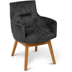 MAISON Stuhl Salinas Stoff Graphite