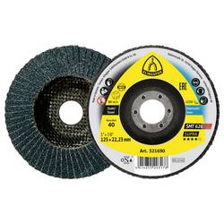 Klingspor 321683 SMT 626 Schleifmopteller, 115 x 22,23 mm Korn 120 gewölbt 115 mm 10 St.