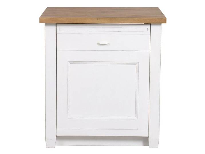Meuble lave-vaisselle tout intégrable - Bois - Blanc - Interior's