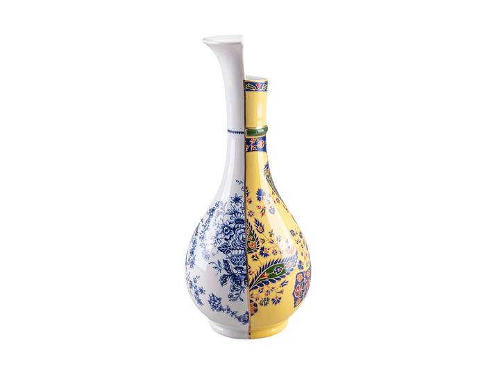 Handbemalte Design Vase „Hybrid Chunar“ aus Porzellan Multicolor Seletti