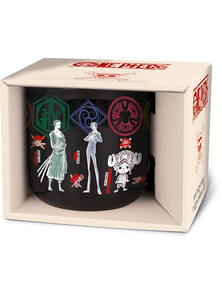 Stor Tasse "One Piece" in Schwarz/ Bunt - 400 - 400 - onesize