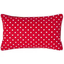 KISSENHÜLLE Polka Dots 30/50 cm, 100% Baumwolle