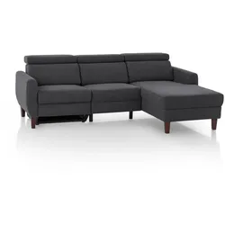 Exxpo by Gala Ecksofa mit Funktion Casino Stoff Dark Grey