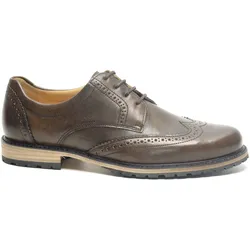 dirndl & bua Business Herrenschuhe Modell Wien oliv, Gr. 9 UK / 43 EU