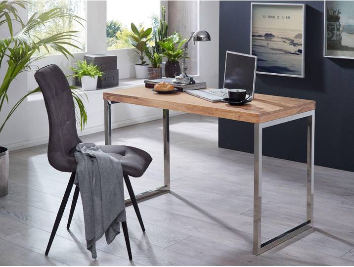 Schreibtisch GUNA Massivholz Akazie Computertisch 120 x 60