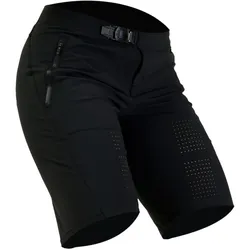 Fox, Damen, Velohosen, Short 24 W Flexair Blk (XS), Schwarz