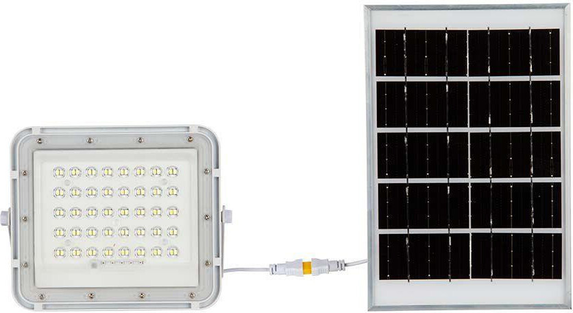 V-TAC Solar LED Floodlight voor de tuin, rechthoekig