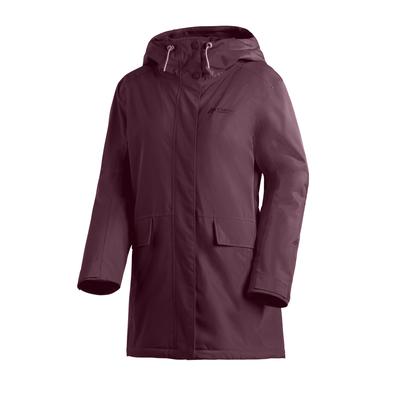 Winterjacke MAIER SPORTS "Lisbon Coat", Damen, Gr. 48, lila (purpurviolett), 100% Polyester, Jacken Winterjacke, Damen Wintermantel, wattierte Regenjacke, wasserdicht + atmungsaktiv