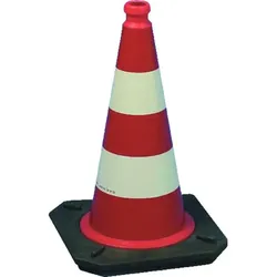 TL-Leitkegel 750mm BAST rot/weiß - rot/weiß