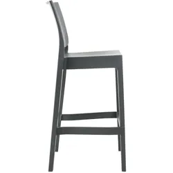 TPFLiving 4er Set Barhocker Maybrit schwarz