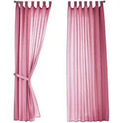 VORHANG 2ER SET POTSDAM HxB 245x140 cm Pink