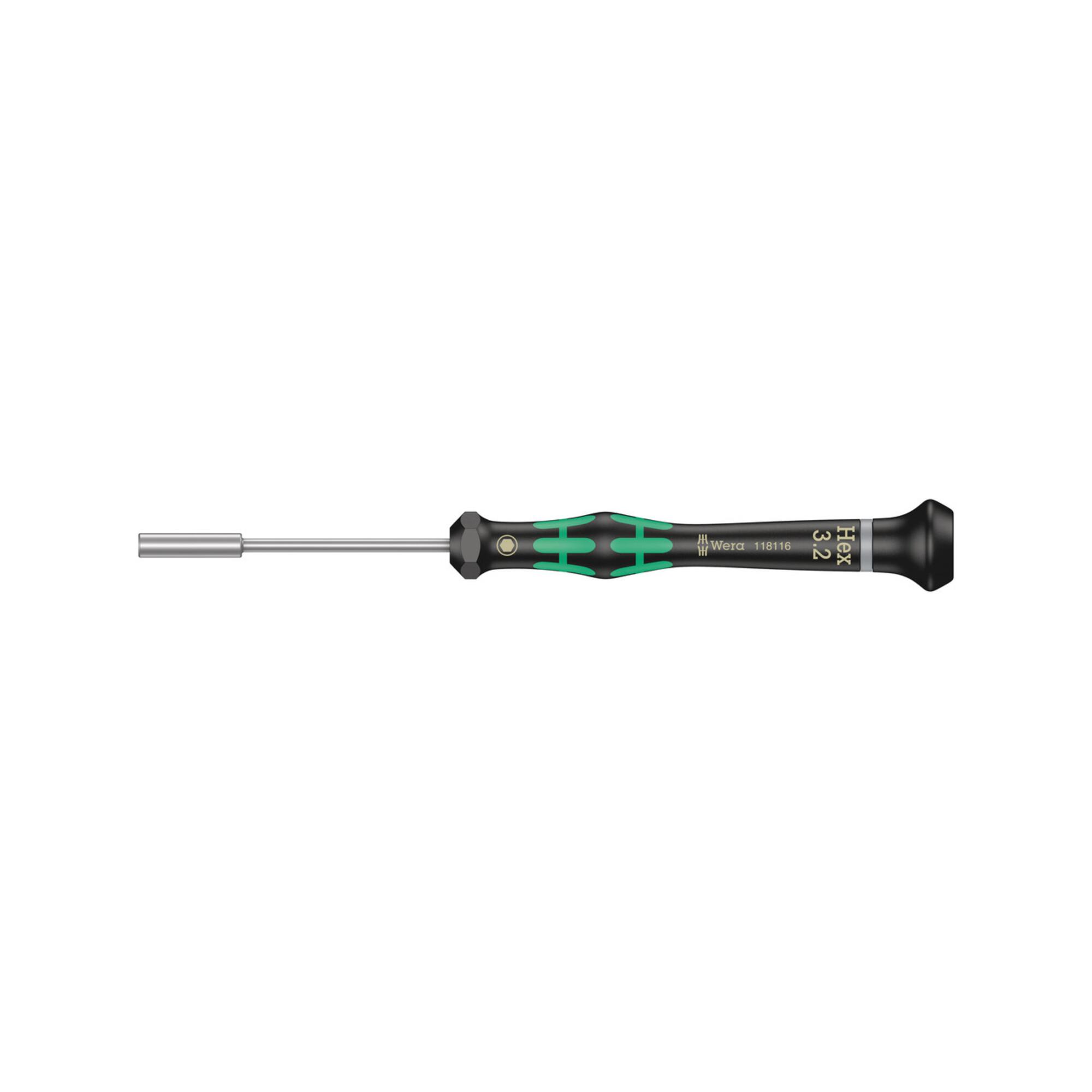 Wera 2069 Elektroniker-Steckschlüssel, 3,2 x 60 mm (05118116001)
