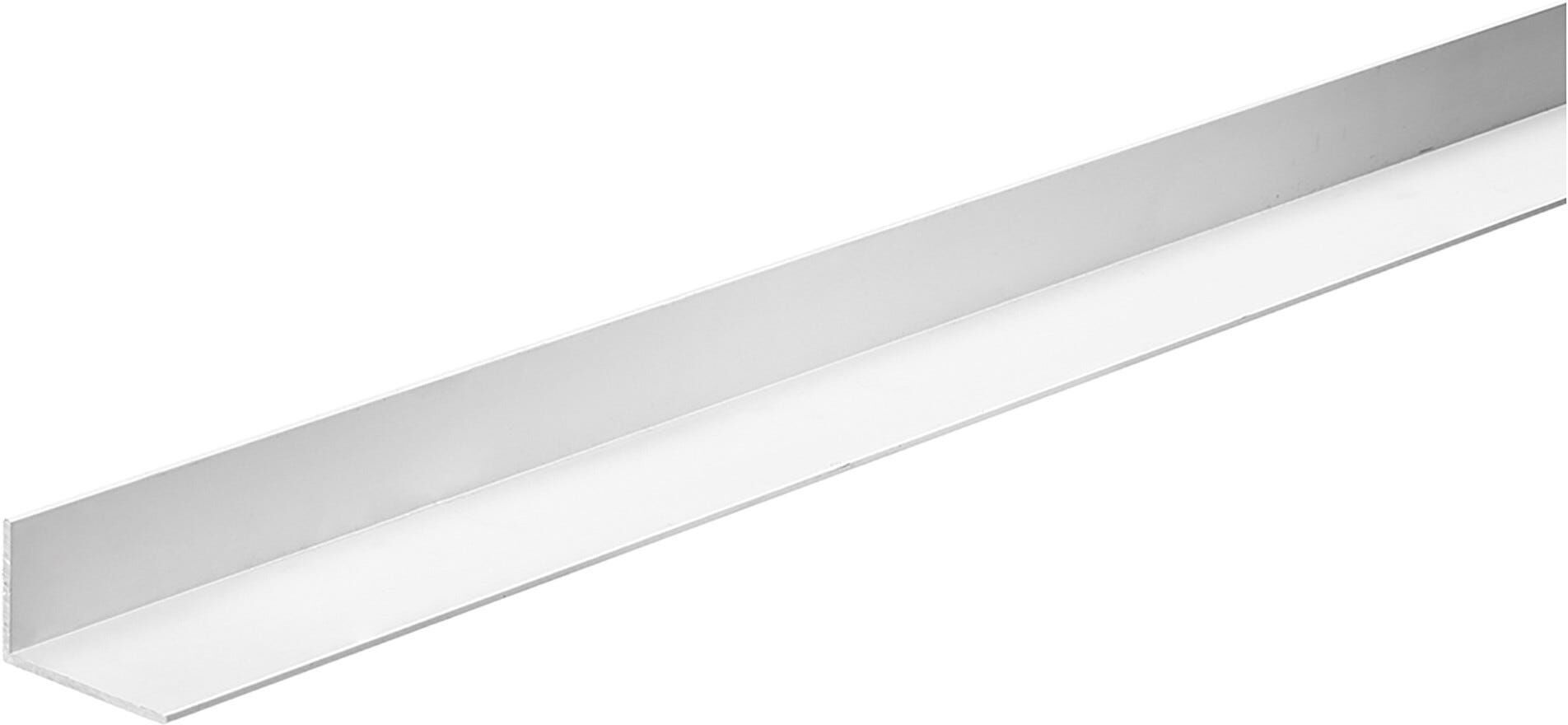 Arcansas ANGOLARE ALLUMINIO NATURALE 25x25x1 mm 3,05 m