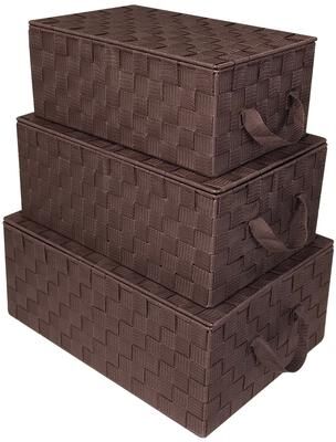 Sorbus Woven Storage Basket Set - N/A