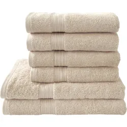 Dyckhoff Frottierserie Siena champagner Badetuch 100 x 150 cm