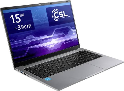 CSL Computer Notebook R'Evolve C15 v4 39.6cm (15.6 Zoll) Full HD Intel N N100 8GB RAM 4TB SSD Deutsch, QWERTZ Grau 92320