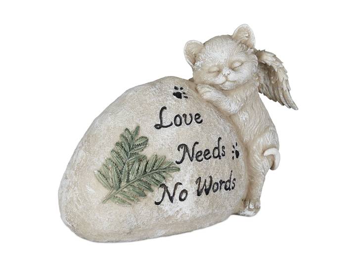 Grabschmuck für Katze Creme-Dunkelgrün-Schwarz