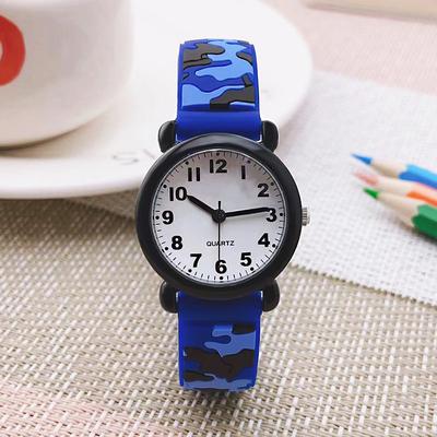 Market Central Camouflage Outdoor Sports Watch For Kids Boys Student Quartz Watch marines