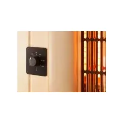 Infraworld Saunasteuerung Saunacontrol T4 für Verdampfer- und Saunaofen sowie 2 VITALlight-Infrarotstrahler (Wandmontage)