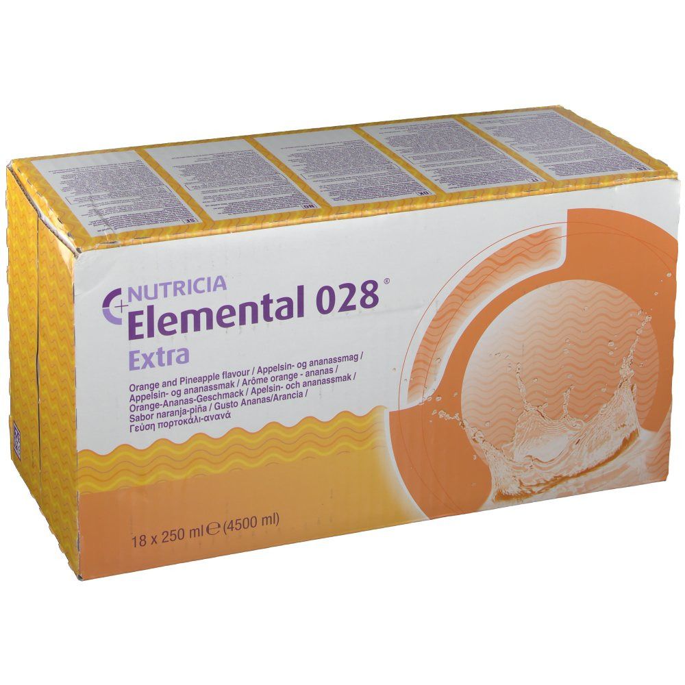 Elemental 028 Orange Ananas flüssig 18x250 ml Flüssigkeit