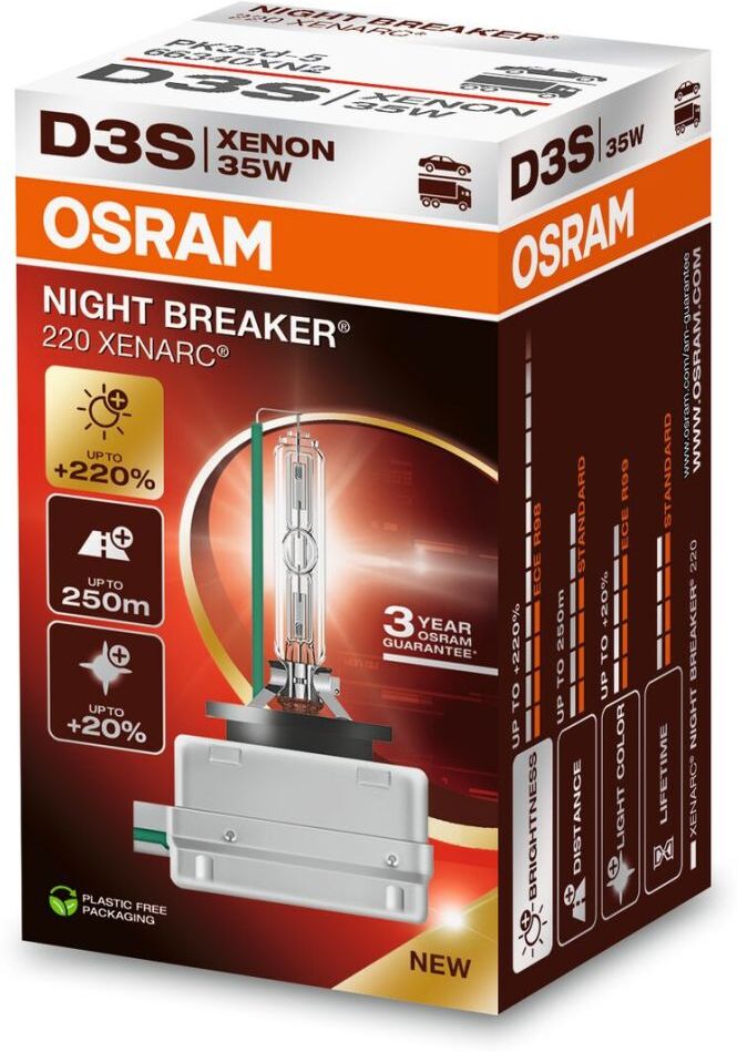 Glühlampe, Fernscheinwerfer XENARC® NIGHT BREAKER® LASER ams-OSRAM 66340XN2