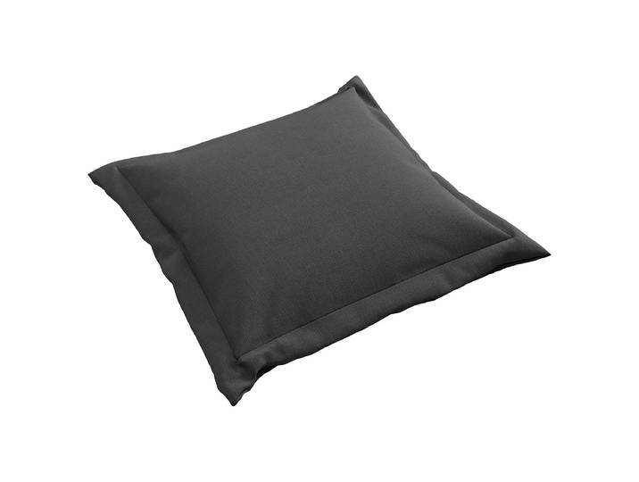 Coussin flottant Gris 75 x 75 x 10cm Tissu Esila