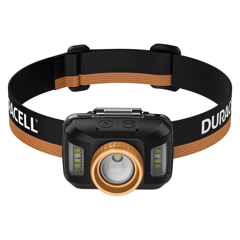 Duracell DH850R Gift Box Stirnlampe schwarz orange (850 lm) (DH850R-GIFTBOX)