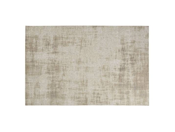 Tapis tissé jacquard écru et beige, 155x230 cm