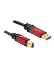 Delock Premium USB-Kabel USB Type A M bis B M 3.0 3 m Schwarz (82758)