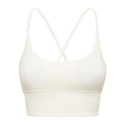 Sport-BH PLEIN SPORT "Sport-BH", Damen, Gr. S, N-Gr, weiß (01, weiß), Obermaterial: 80% Polyamid, 20% Elasthan, BHs Sport-BH