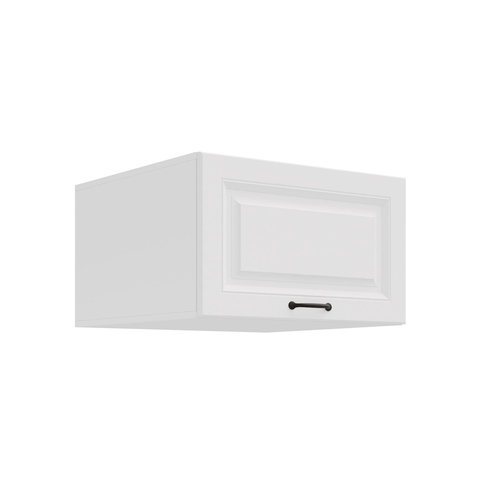 Aufsatzschrank Hochschrank 60 cm STILO Weiss Küchenzeile Küchenblock Küche