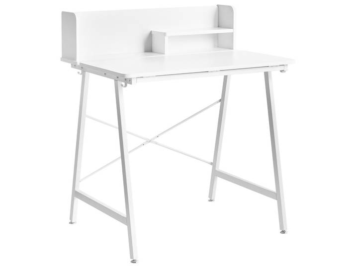ZEICHENTISCH mit neigbarer Tischplatte Weiß 80/62 cm Aland