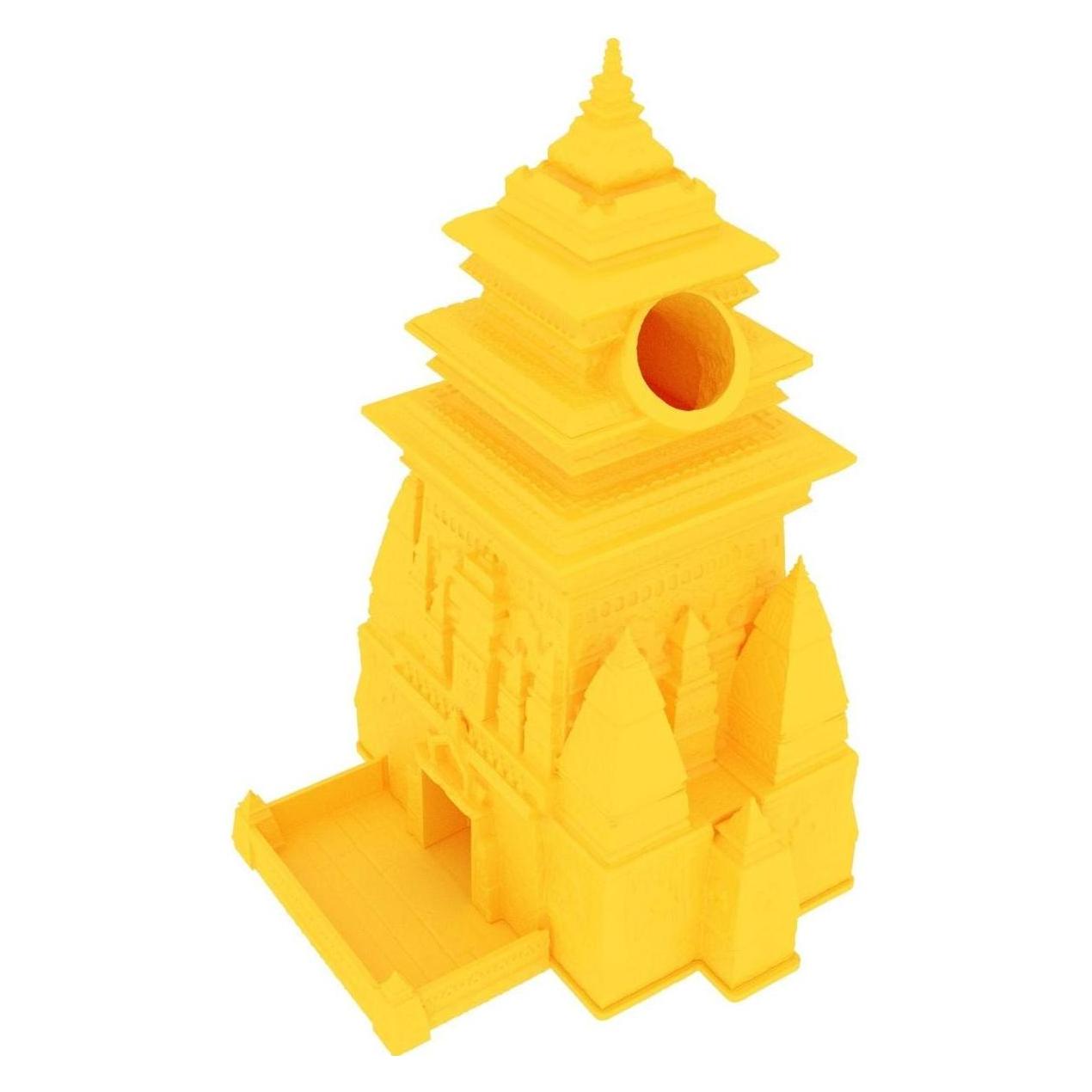 Feldherr Fates End Würfelturm Monk gelb - 3D-Würfelturm für Tabletop (Kunststoff) (376945)