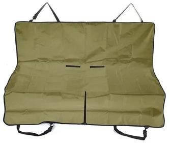Uplift Essentials Heavy Duty Rear Seat Dog Travel Hammock & Protector green