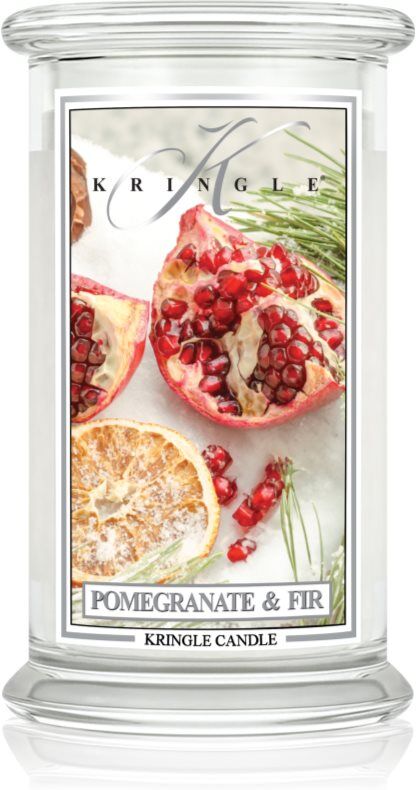 Kringle Candle Pomegranate & Fir scented candle 624 g