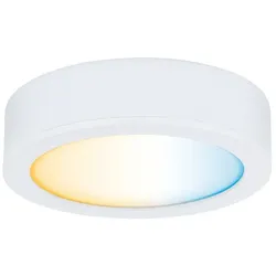 Paulmann CLEVER CONNECT Einzel-Möbelspot DISC, Aufbau + Einbau, 12V DC, 2.1W 2700- 6500K (CCT Switch), dimmbar, weiß matt PAUL-99952