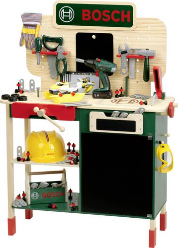 Theo Klein 8734 Bosch Holzwerkbank inkl. Zubehör
