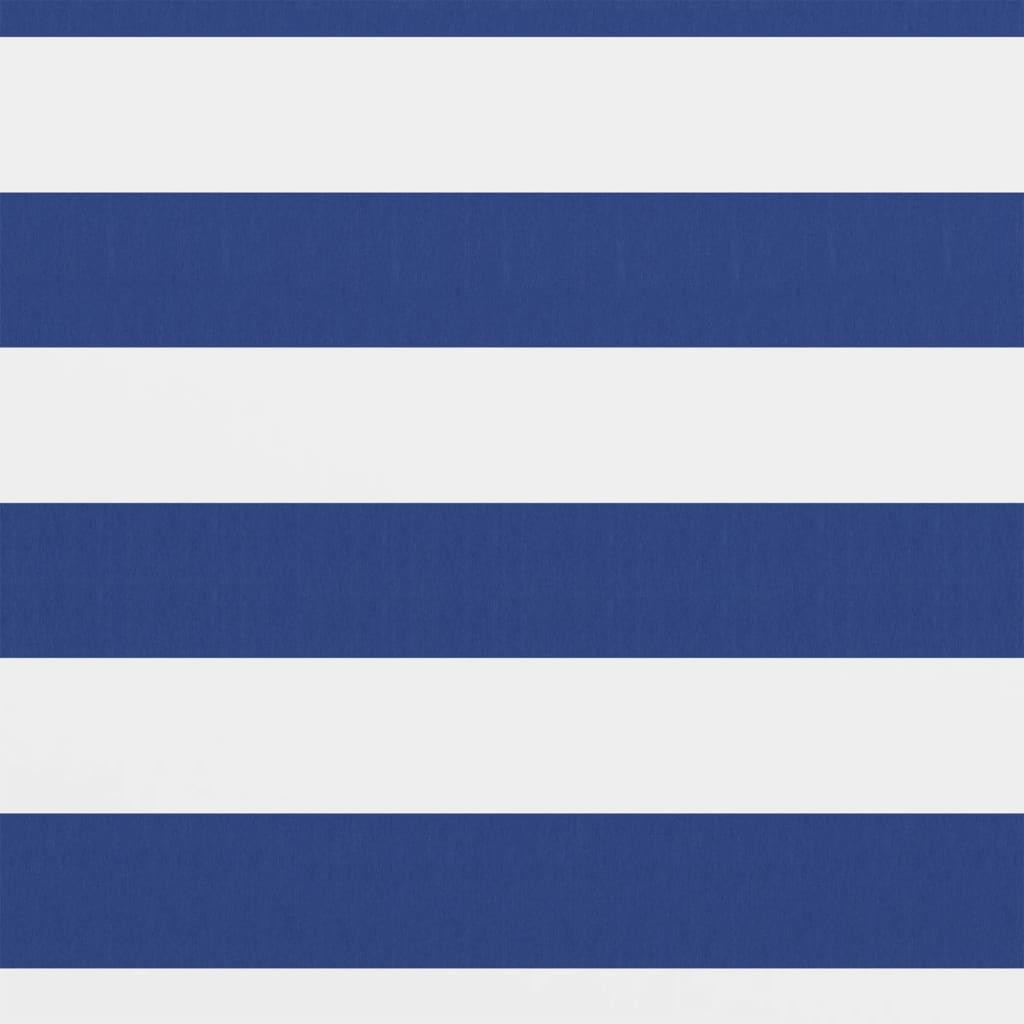 vidaXL Balkonscherm in wit en blauw van Oxford-stof, 300 x 120 cm