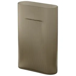 Muuto Ridge Vase, höhe 35 cm, taupe