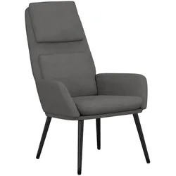 vidaXL Relaxsessel Hellgrau Stoff