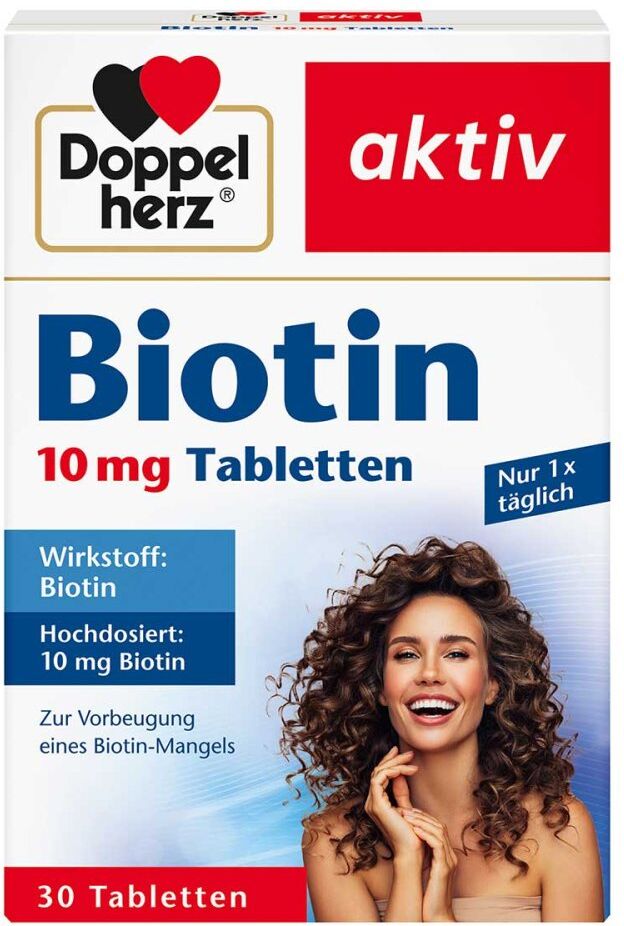 Doppelherz Biotin 10 Mg Tabletten 30stk
