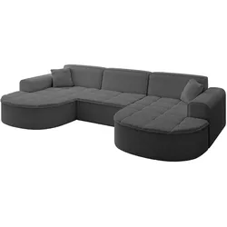 WOHNLANDSCHAFT TARO-U1 - 303x171x79,5 cm Grau