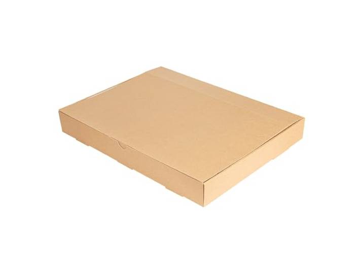 100 Stück – modulare Tabletts Thepack , 330 g/m², 40 x 30 x 5 cm, Natur, Mikrokanal Wellpappe
