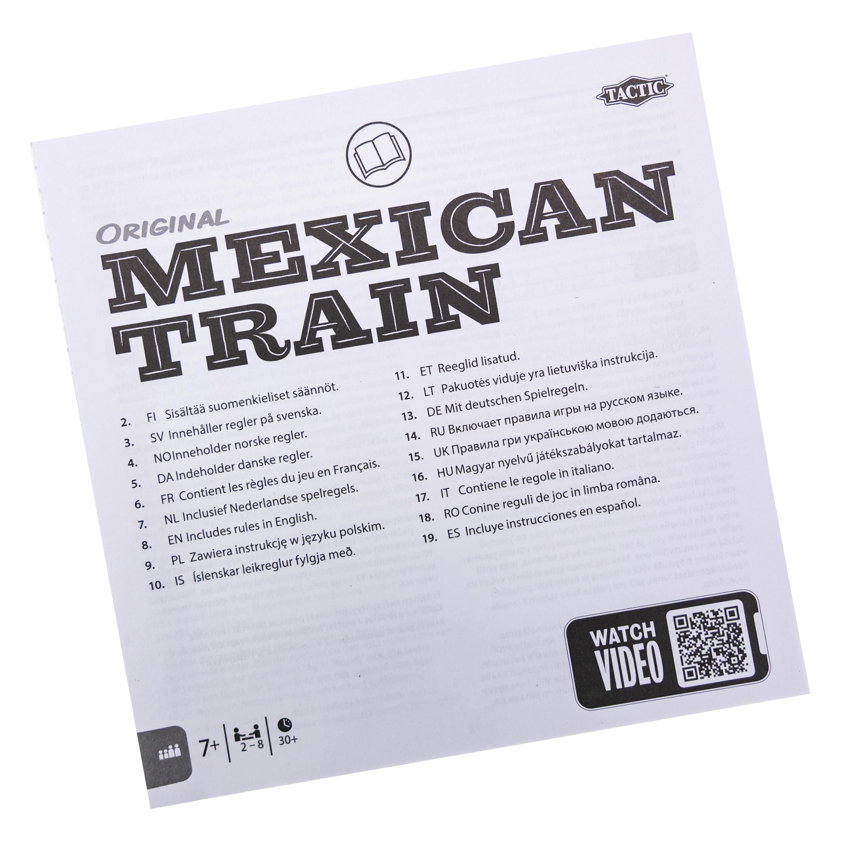 Tactic Mexican Train Tin Box (Deutsch, Englisch, Französisch, Italienisch, 2 - 8 Spieler) (54005)