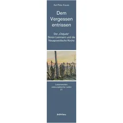 Krauss:Dem Vergessen entrissen, Biografien von Karl-Peter Krauss