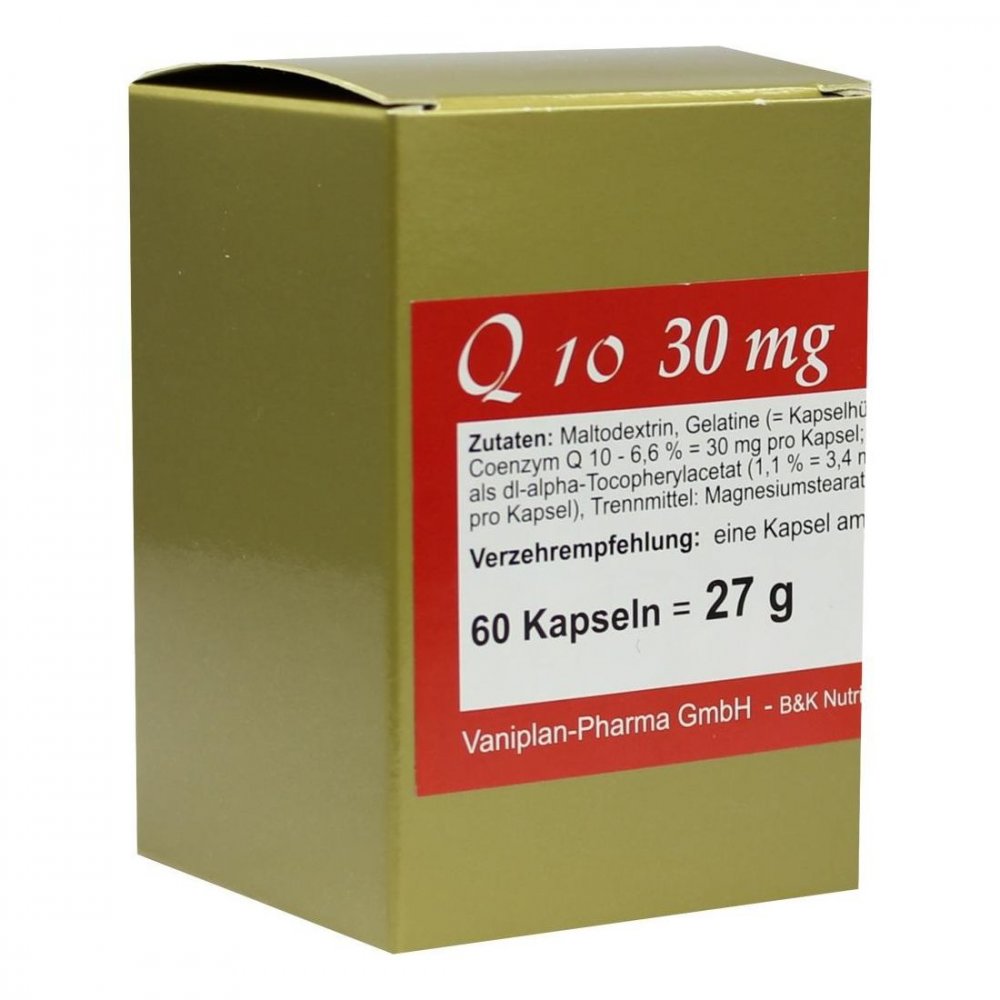FBK-Pharma GmbH Q10 30 mg Kapseln 02577471