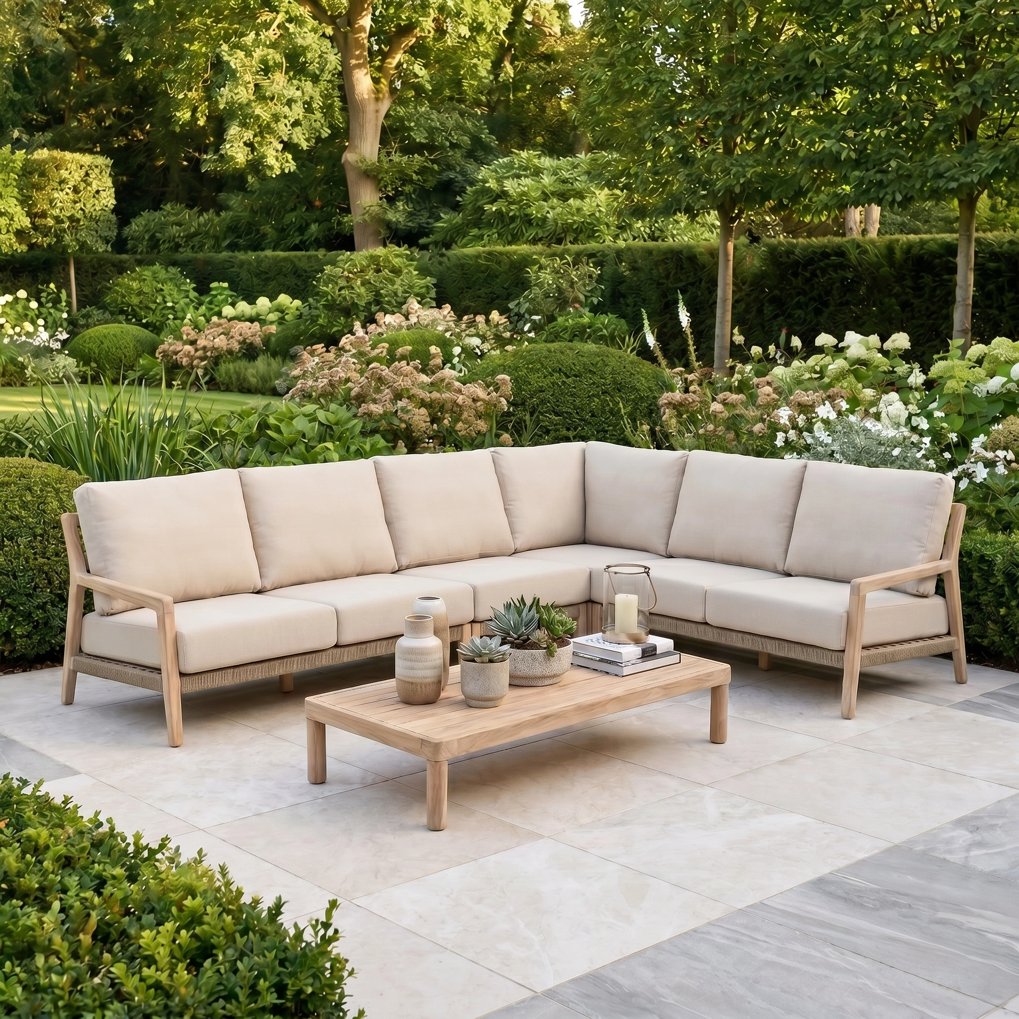 Harbour Lifestyle Noah Corner Sofa Set in Volga Grey