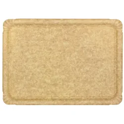Greenuso MONOUSO - Pappschale Kraft "Flower" 25x34cm 390g/m2 (350 Stück)