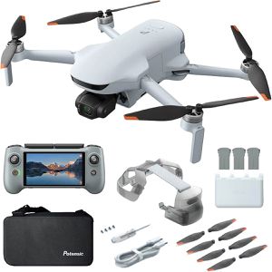 Potensic Drohne Atom 3 Screen Fly More, Controller & 3 Akkus, 4K/60fps, 50MP Kamera, 40 min Flugzeit, 249 g